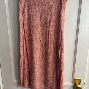 URBAN Romantics Coral Floral Wrap Skirt